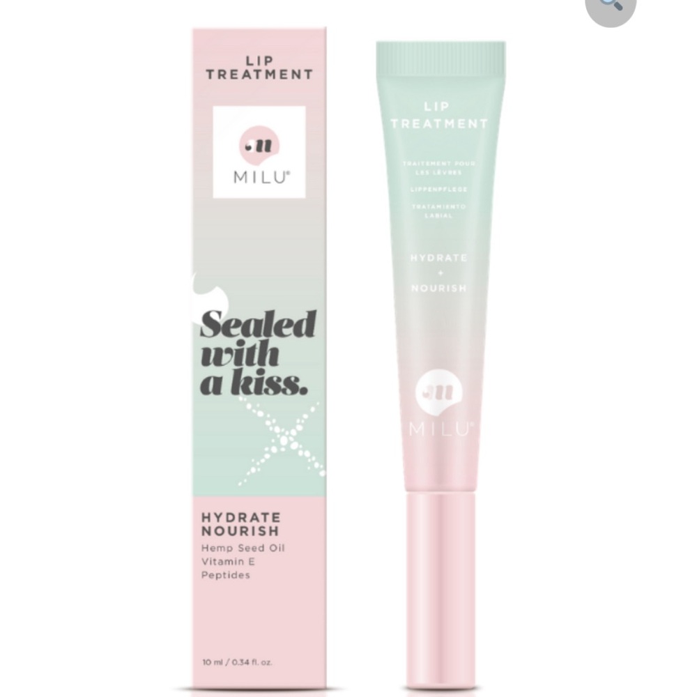 Milu Nourishing Lip Treatment  with Vitamin E & Peptide 0.34 Fl NIB